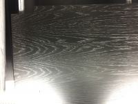Black Polyurethane on American Oak open Grain